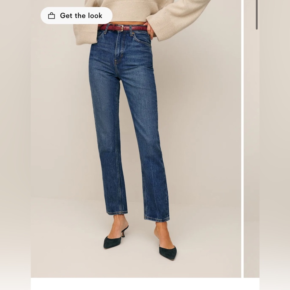 Reformation Liza Straight leg jeans